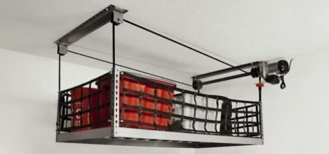 overhead storage racks