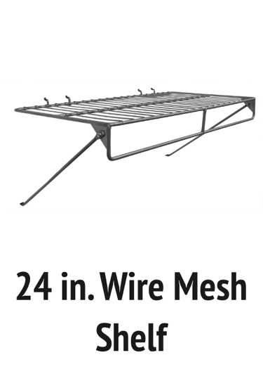 24 inch wire mesh shelf