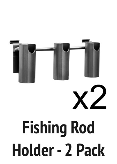 2-pack fishing rod holders