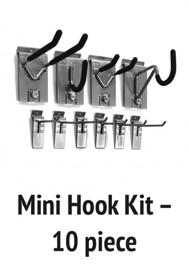 10-piece mini hook kit