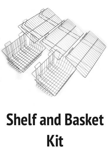 shelf and basket kit